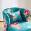 Fauteuil d'appoint en tonneau 2 pièces avec coussin lombaire