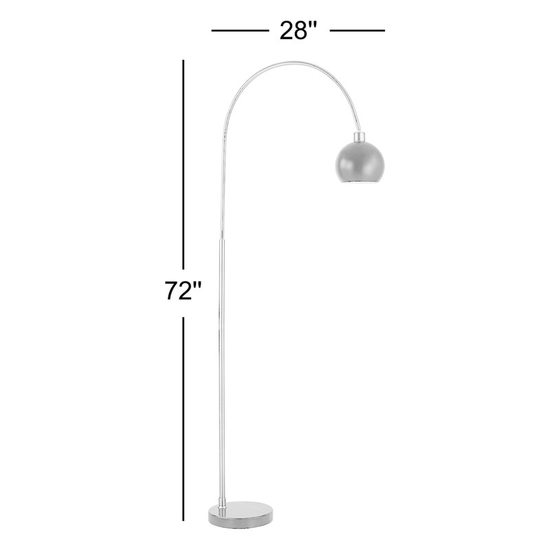 Campari 72'' Antique Brass Arched Floor Lamp