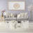 2 Pieces Cube End Table Set