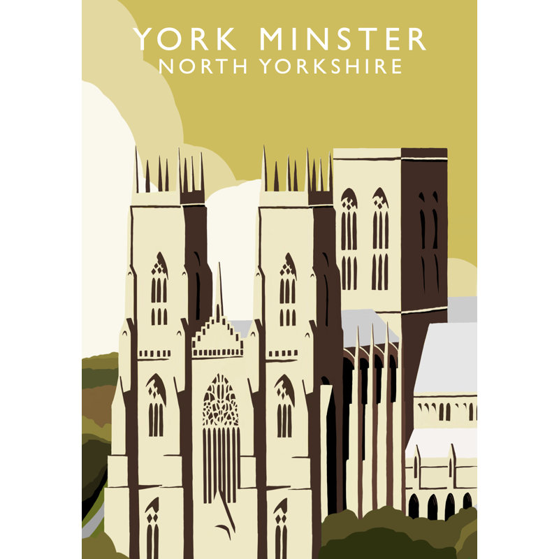 'York Minster 2' by Richard O'Neil - Print, No Frame, 40 cm H x 30 cm W x 1 cm D