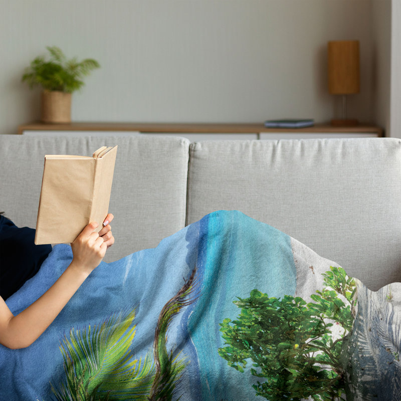 Hand Woven Throw Blanket, 60" x 80"
