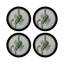 Zodiac Scorpio Vegan Leather Round Pebble Placemat-1843831668