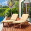 Coussin de chaise longue matelassé pour patio-188982386-188982387