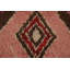 Tapis marocain en laine rose fait à la main 8 x 11