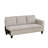 103" Verona Off-White Flannel 3-Piece Left Facing Sectional Sofa Set With Chaise And Storage Ottoman-1162589149-1162589142