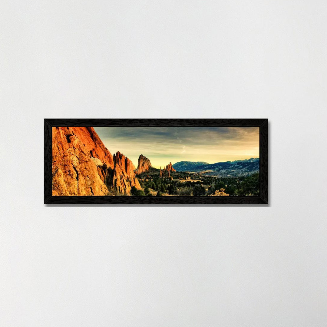 Colorado Springs Panoramic Skyline Cityscape' Photograph