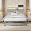 Grand lit antique argent antique