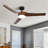 52" Smart Ceiling Fan with Dimmable LED Light and Remote Control-1519990392