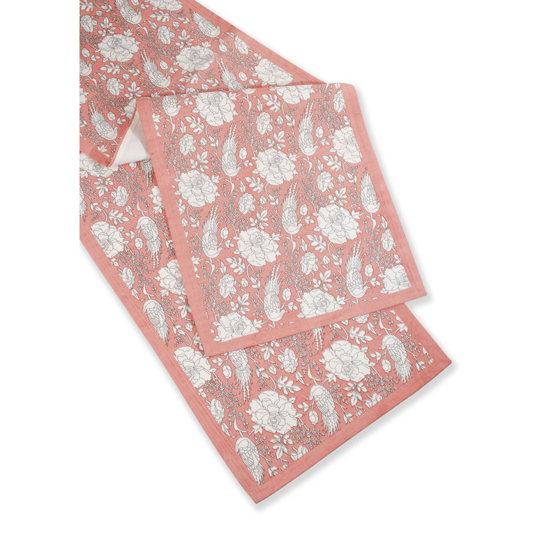 Chemin de table Peach Blossom, Rose