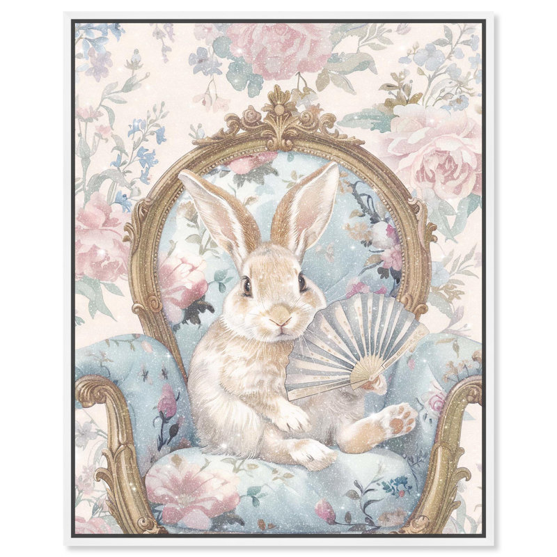 «An Aristobun Canvas» par Art Remedy, Cadre flottant blanc, H 25 po x l 21 po x P 1,8 po