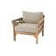 Monterey Teak Outdoor Club Chair with Sunbrella Cushions-1202803212