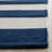 Brookvale Striped Handmade Flatweave Cotton Navy/Ivory Area Rug-191182590