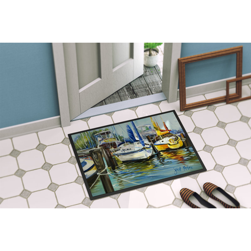 Tapis de porte d'intérieur antidérapant, Rectangle 2 pi x 3 pi