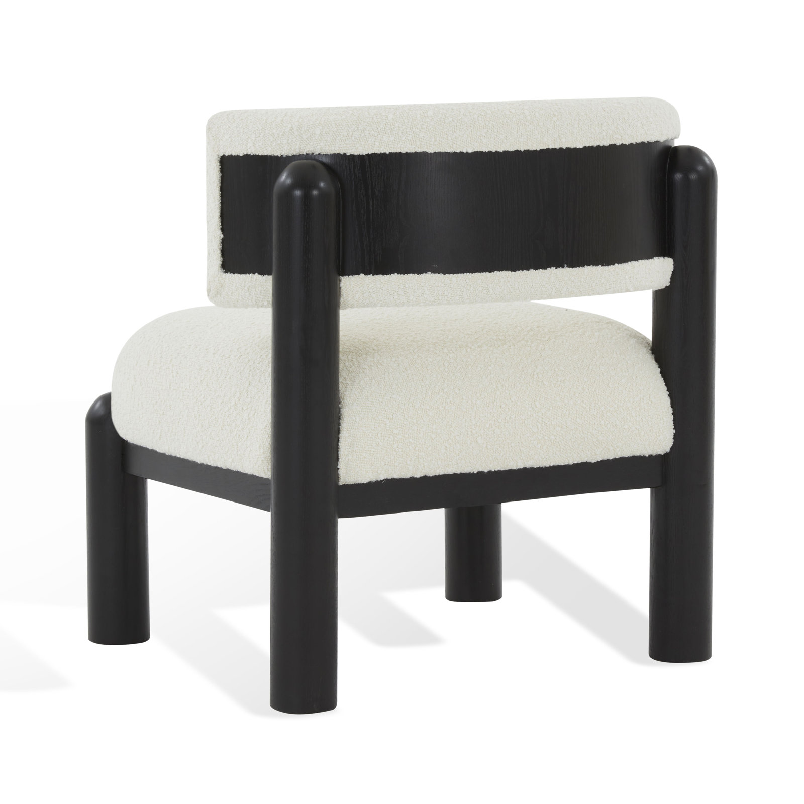 Lilou Upholstered Barrel Chair, Ivory