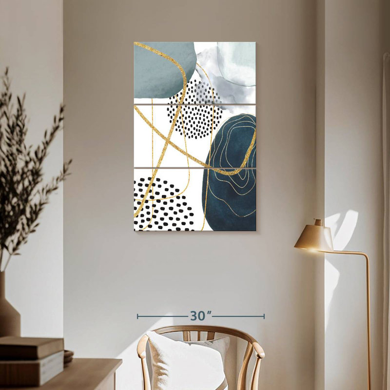 Avery Shapley Blue VI, 57" H x 36" W