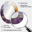 Miroir mural oval doré-1372467318