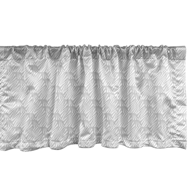 Cantonnière Ambesonne, lot de 2 formes abstraites, tons doux 94445, L 54 po x L 12 po