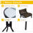Outsunny 3 Piece Bar Height Outdoor Bistro Set For 2