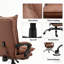 Fauteuil inclinable luxueux avec repose-pieds