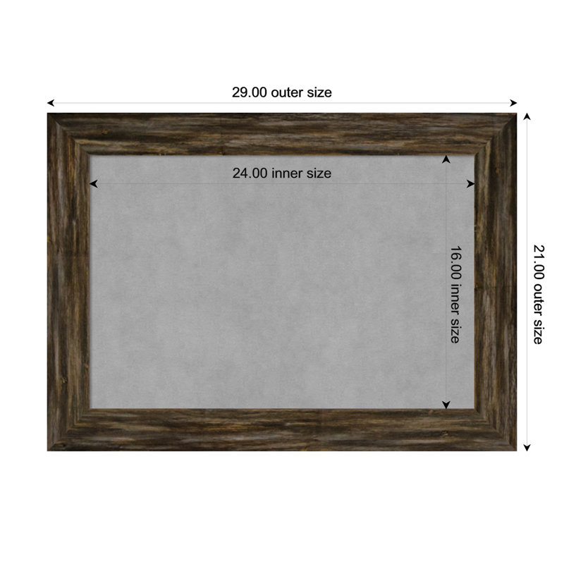 Tableau magnétique magnétique en métal, H 21 po x l 29 po