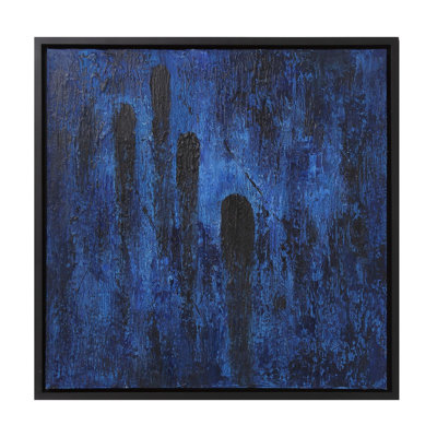 Comet Blue Flare Painting
