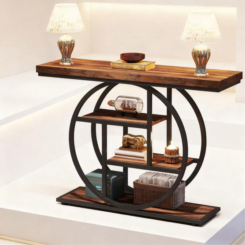 Table console 41,3 po, Brun, Brown, Brown