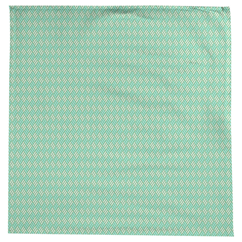 Nappe à carreaux à rayures Leffel, Vert / Sarcelle