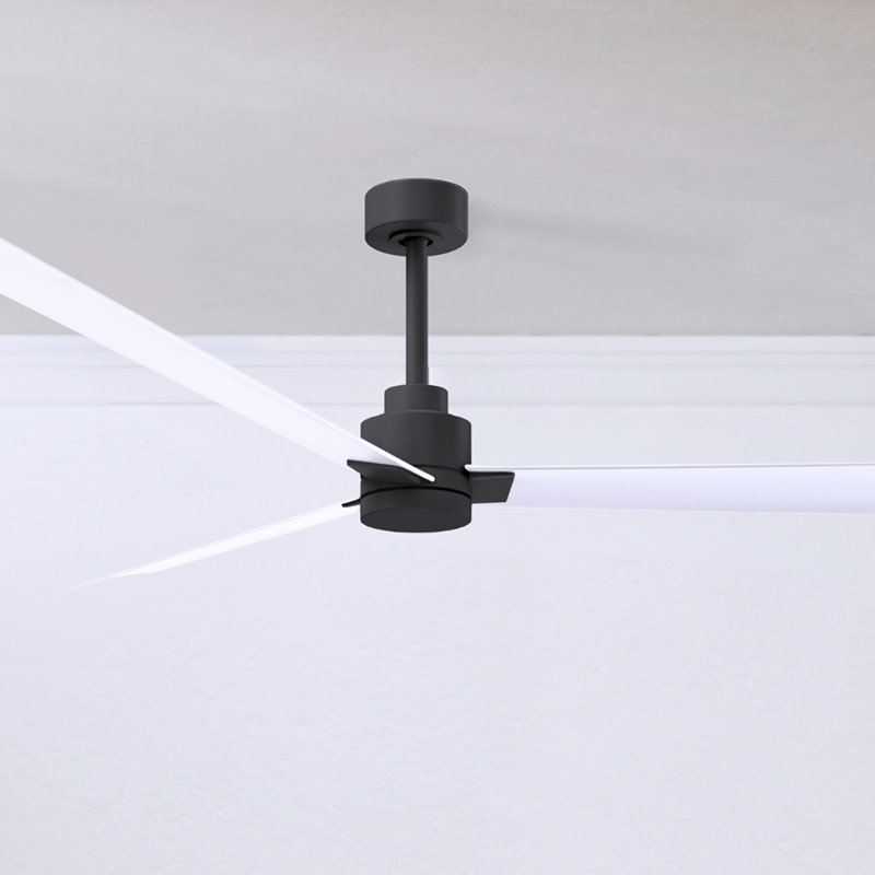 Alessandra 72'' Ceiling Fan, Matte Black, Matte White