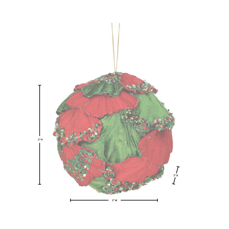 Ornement en forme de boule 5 po 