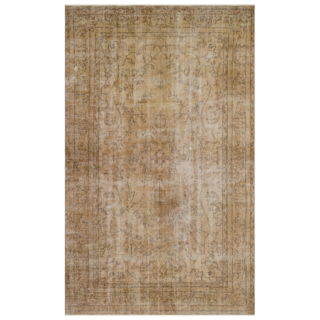 Atina Brown Vintage Wool Handmade Area Rug