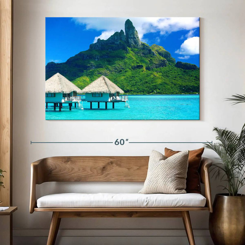 Gillard Tahiti Gillard Scène, H 34 po x l 51 po