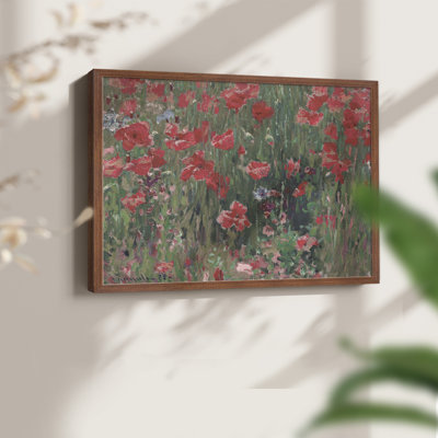 Motif floral rétro - Cxxviii - reproduction encadrée