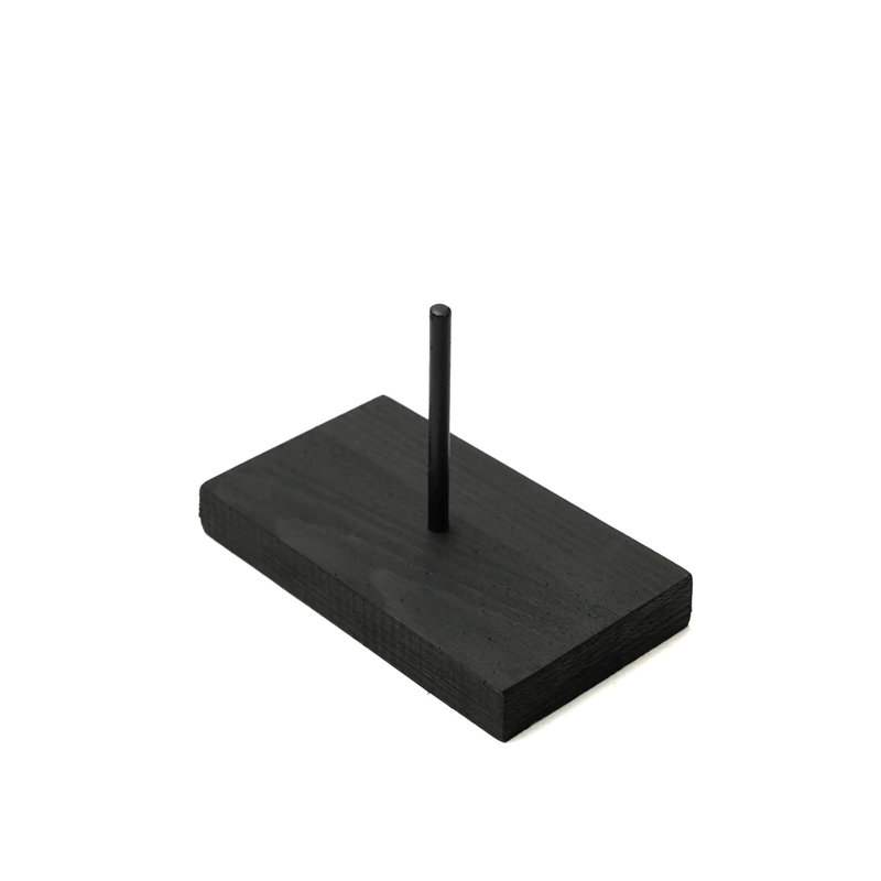 Objet décoratif, H 10,61 po x l 7,86 po x P 0,71 po, Noir / noyer