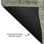 Tapis vert Cerrito lavable à la machine de qualité supérieure-105951179
