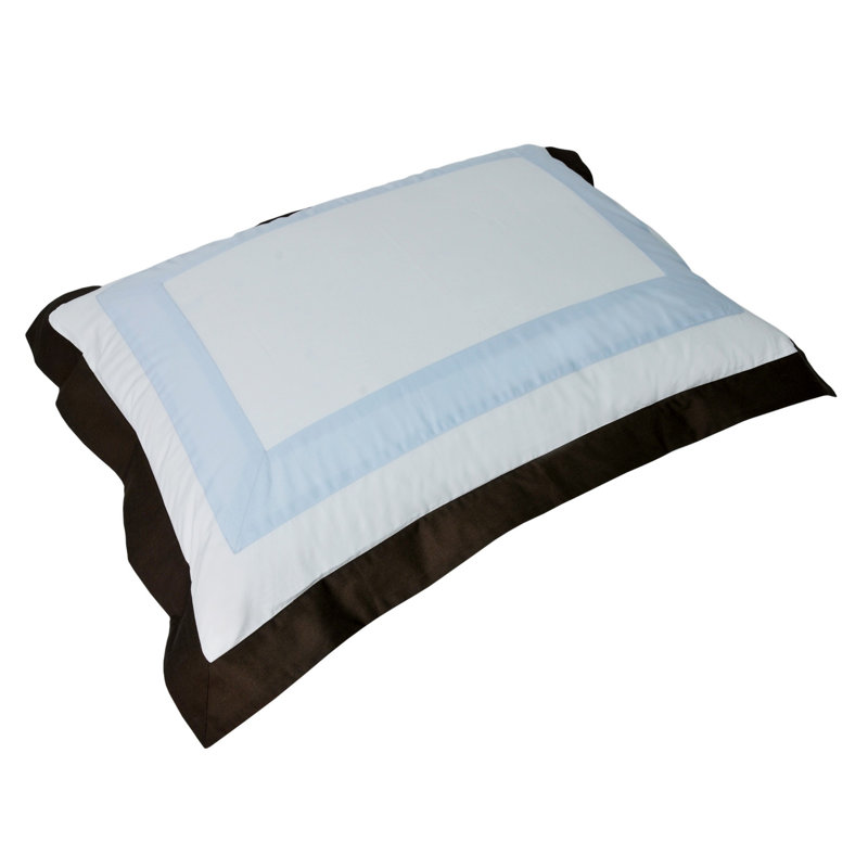 Taie d'oreiller 100% coton Cvitan, Brun / blanc / noir