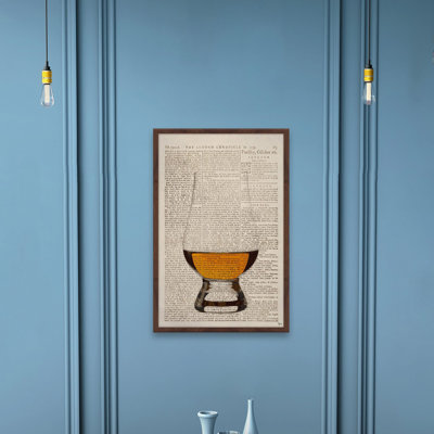 « brandy », impression encadrée