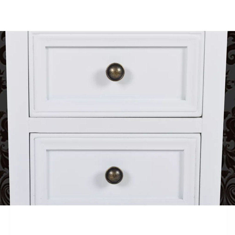 Destenie 30cm W Manufactured Wood Bedside Table