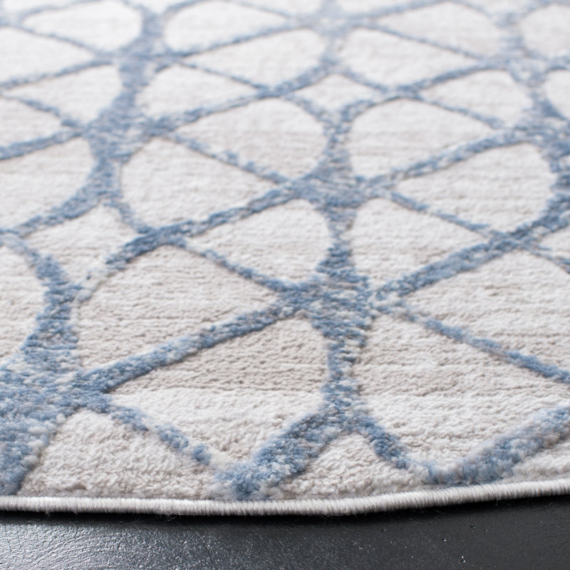 Shellie 700 Performance Geometric Rug, Round 6'7"