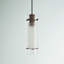 Luminaire suspendu cylindrique à 1 lumière avec détails en verre Keithline-680183632