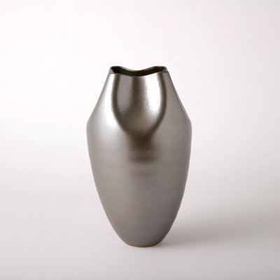 Vase tressé - Brume argentée - Grand