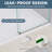 56"- 60" W x 76"H Single Sliding Frameless Shower Door, Sliding Door with 5/16" (8mm) Tempered Glass, Easy-Clean Nano Coating for Walk-in Shower, Smooth Quiet Glide, Oil Rubbed Bronze-135621738