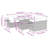 Vidaxl Garden Sofa Set Black