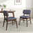 Gris anthracite / noyer