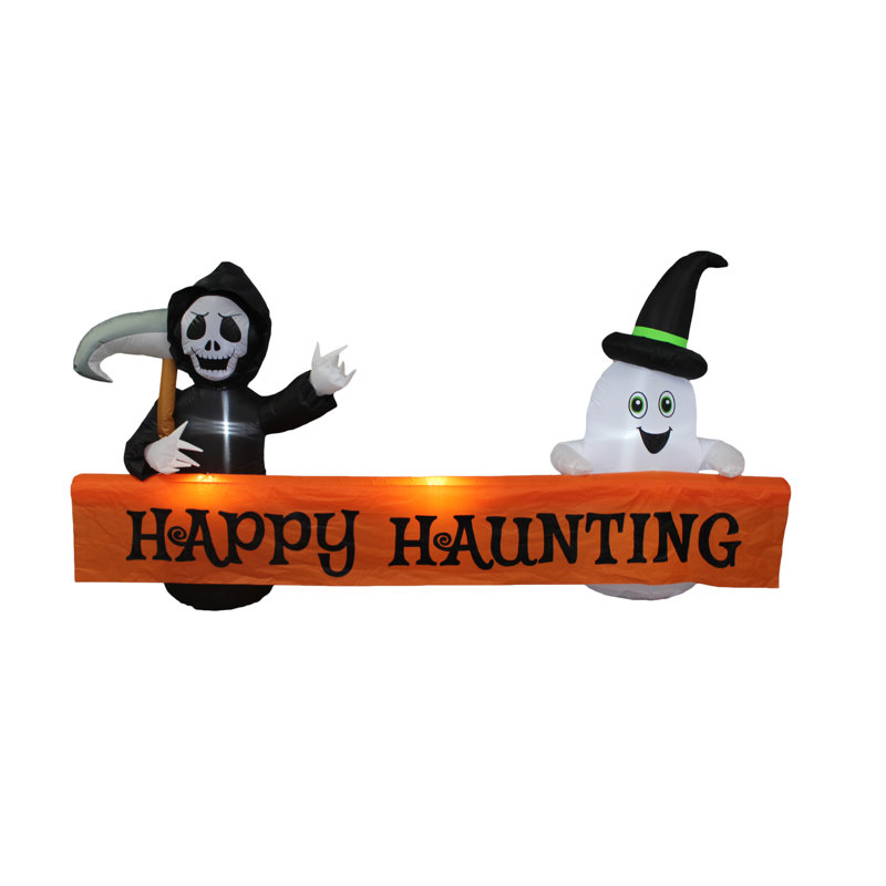 Bannière gonflable Happy Haunting