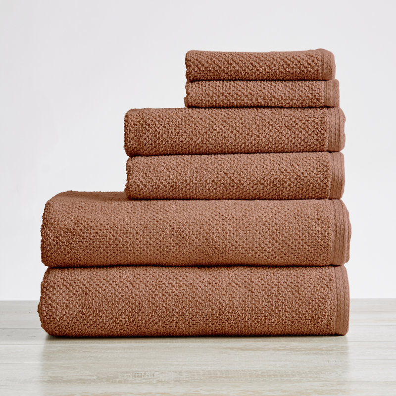 Clay Heavyweight Cotton Terry 6-Piece Towel Set