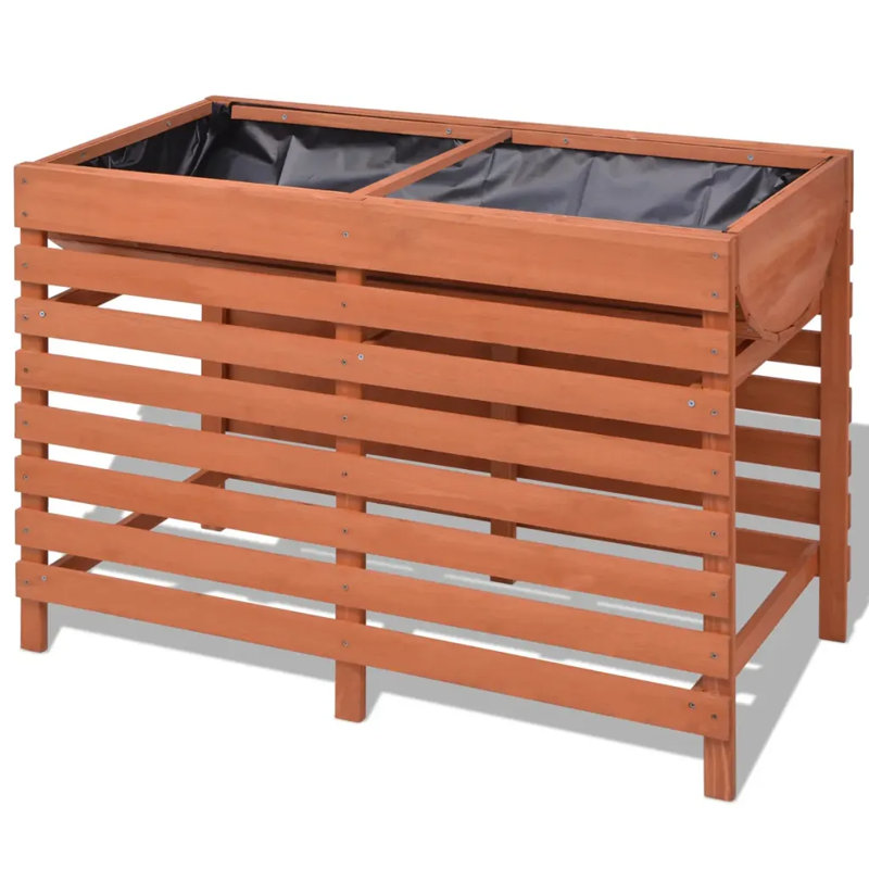 Mcwethy Wood Planter Box, 71 x 100 x 50 cm