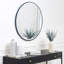 Miroir mural rond en métal Adelina-118183665