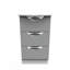 Fully Assembled Lebay 3 Drawer Bedside Table-119418329-119418328