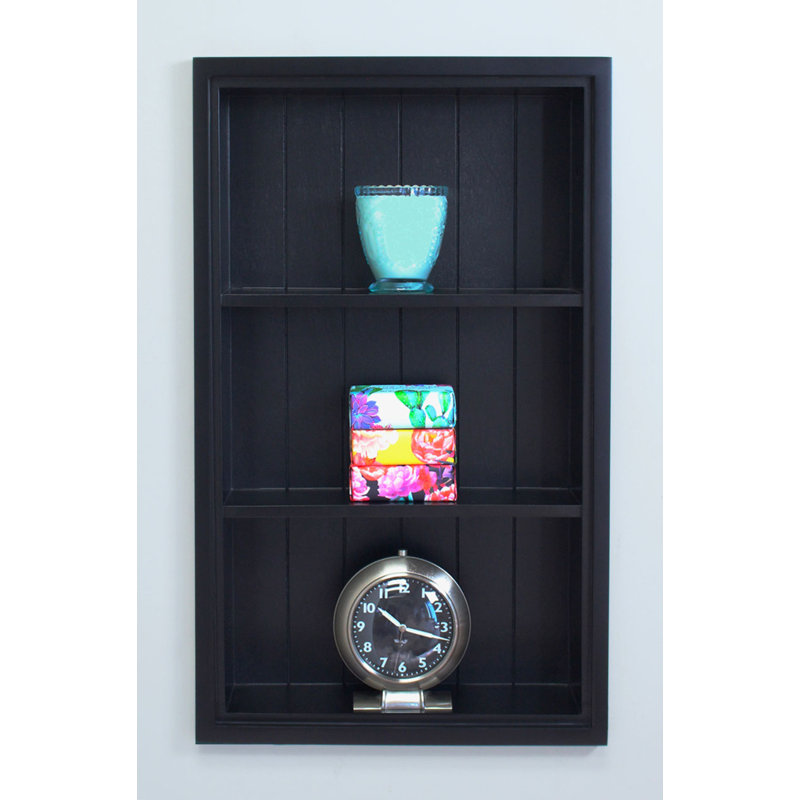 3 Piece Recessed Wall Shelf