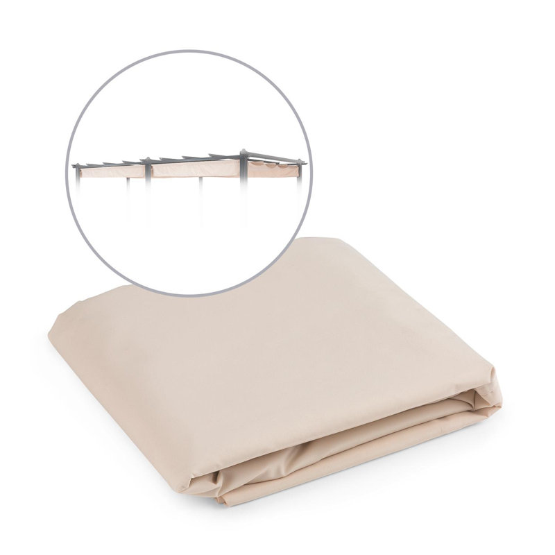 Blumfeldt Fabric Replacement Canopy for Pergola, Beige, 260cm H x 300cm W x 300cm D